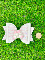 Easter bunny hair bow