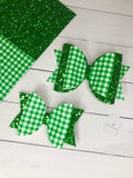 Gingham school bows