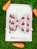 Easter bunny hair bow