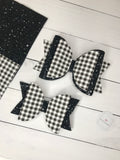 Gingham school bows