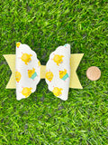 Easter chick hair bow