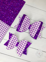 Gingham school bows