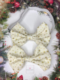 Gold stars bow tie and clip